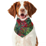 Pineapple Leaves Hawaii Pattern Print Dog Bandana