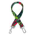 Pineapple Leaves Hawaii Pattern Print Dog Seat Belt