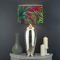 Pineapple Leaves Hawaii Pattern Print Drum Lamp Shade