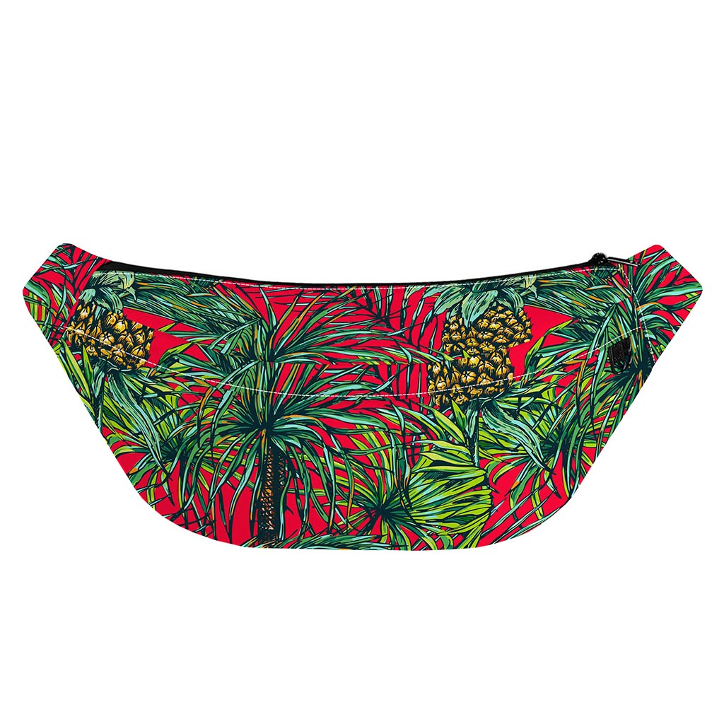 Pineapple Leaves Hawaii Pattern Print Fanny Pack
