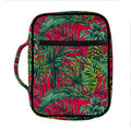 Pineapple Leaves Hawaii Pattern Print Front Pocket Bible Bag