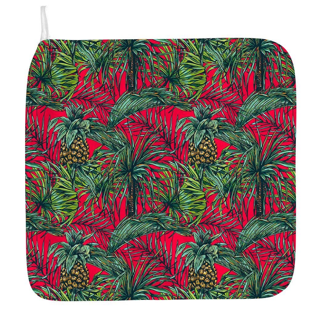 Pineapple Leaves Hawaii Pattern Print Hand Towel