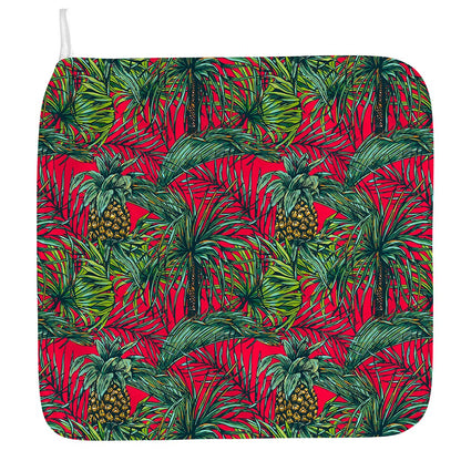 Pineapple Leaves Hawaii Pattern Print Hand Towel