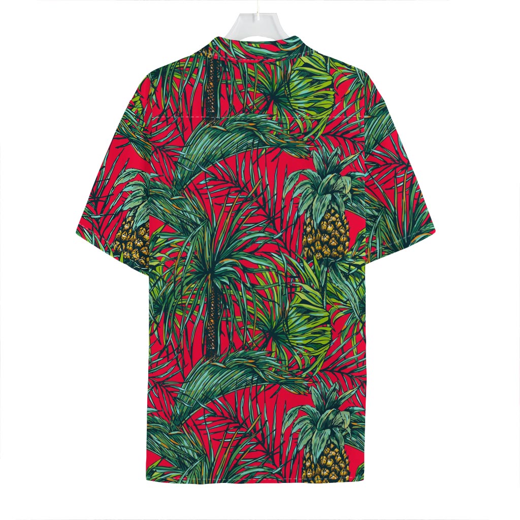 Pineapple Leaves Hawaii Pattern Print Hawaiian Shirt