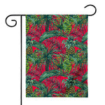 Pineapple Leaves Hawaii Pattern Print House Flag