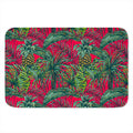 Pineapple Leaves Hawaii Pattern Print Indoor Door Mat