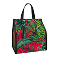 Pineapple Leaves Hawaii Pattern Print Insulated Lunch Tote