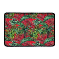Pineapple Leaves Hawaii Pattern Print Kitchen Mat