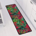 Pineapple Leaves Hawaii Pattern Print Long Kitchen Mat