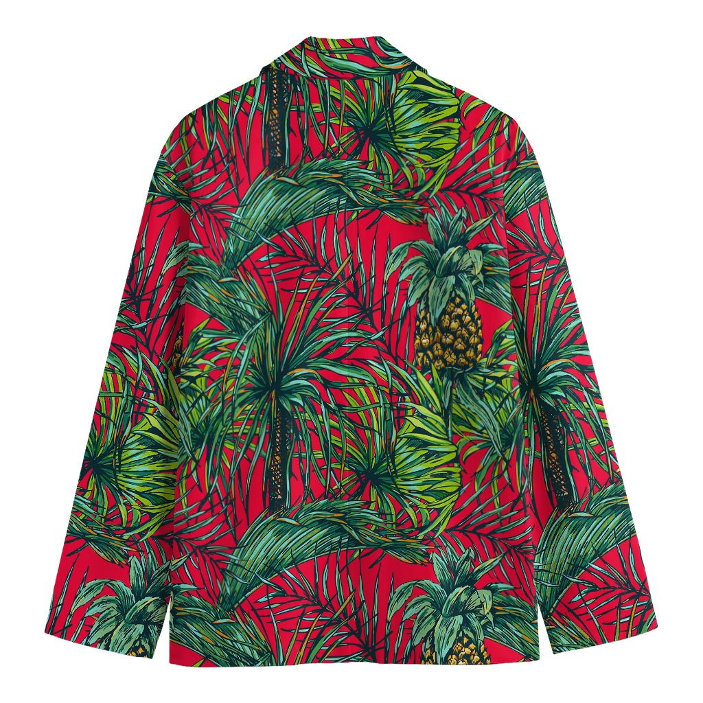 Pineapple Leaves Hawaii Pattern Print Men's Blazer