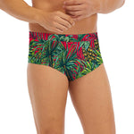 Pineapple Leaves Hawaii Pattern Print Men's Briefs
