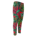 Pineapple Leaves Hawaii Pattern Print Men's Compression Pants