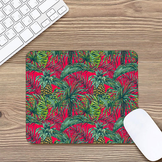 Pineapple Leaves Hawaii Pattern Print Mouse Pad