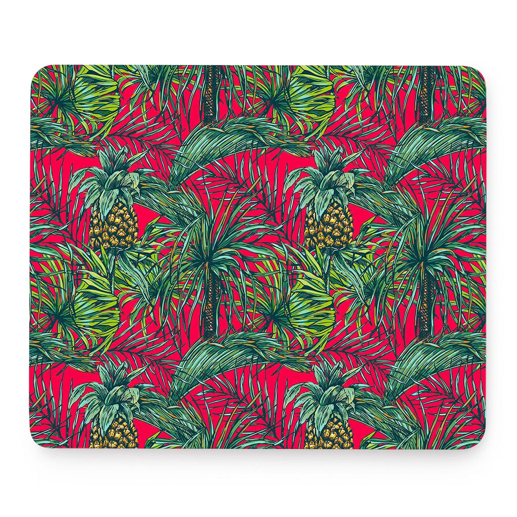 Pineapple Leaves Hawaii Pattern Print Mouse Pad