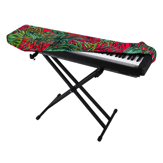 Pineapple Leaves Hawaii Pattern Print Piano Keyboard Cover