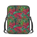 Pineapple Leaves Hawaii Pattern Print Rectangular Crossbody Bag