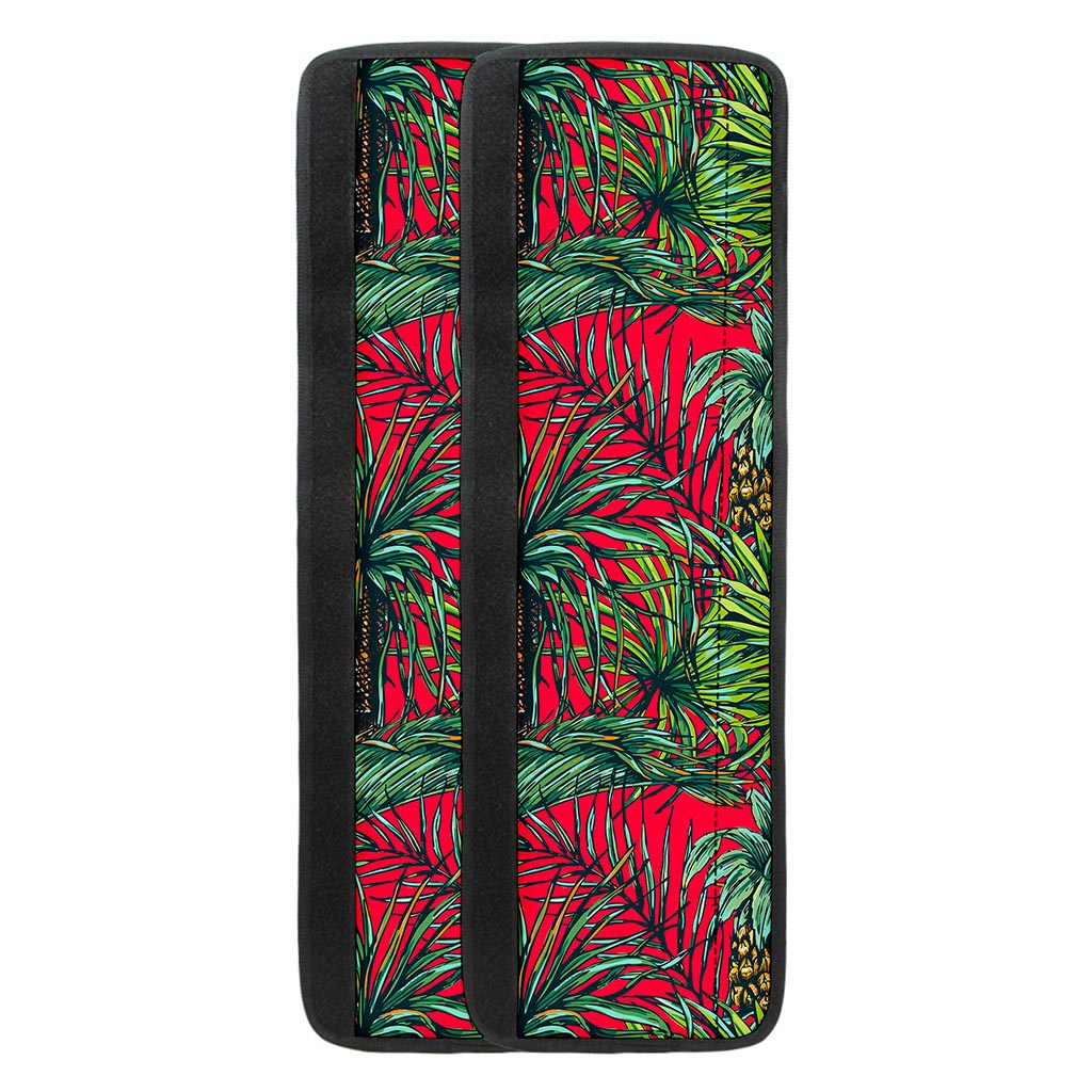 Pineapple Leaves Hawaii Pattern Print Refrigerator Handle Covers