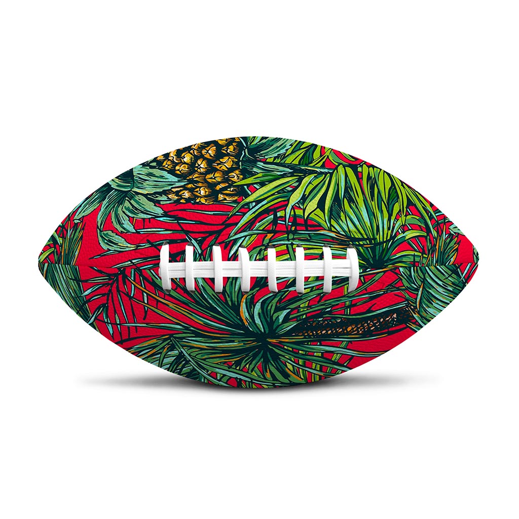 Pineapple Leaves Hawaii Pattern Print Rugby Ball