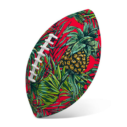 Pineapple Leaves Hawaii Pattern Print Rugby Ball