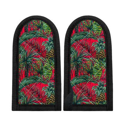 Pineapple Leaves Hawaii Pattern Print Skillet Handle Cover