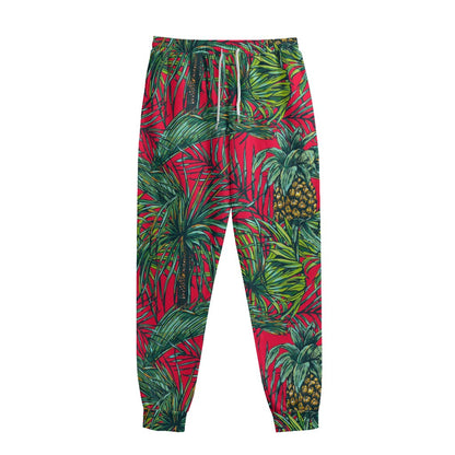 Pineapple Leaves Hawaii Pattern Print Sweatpants