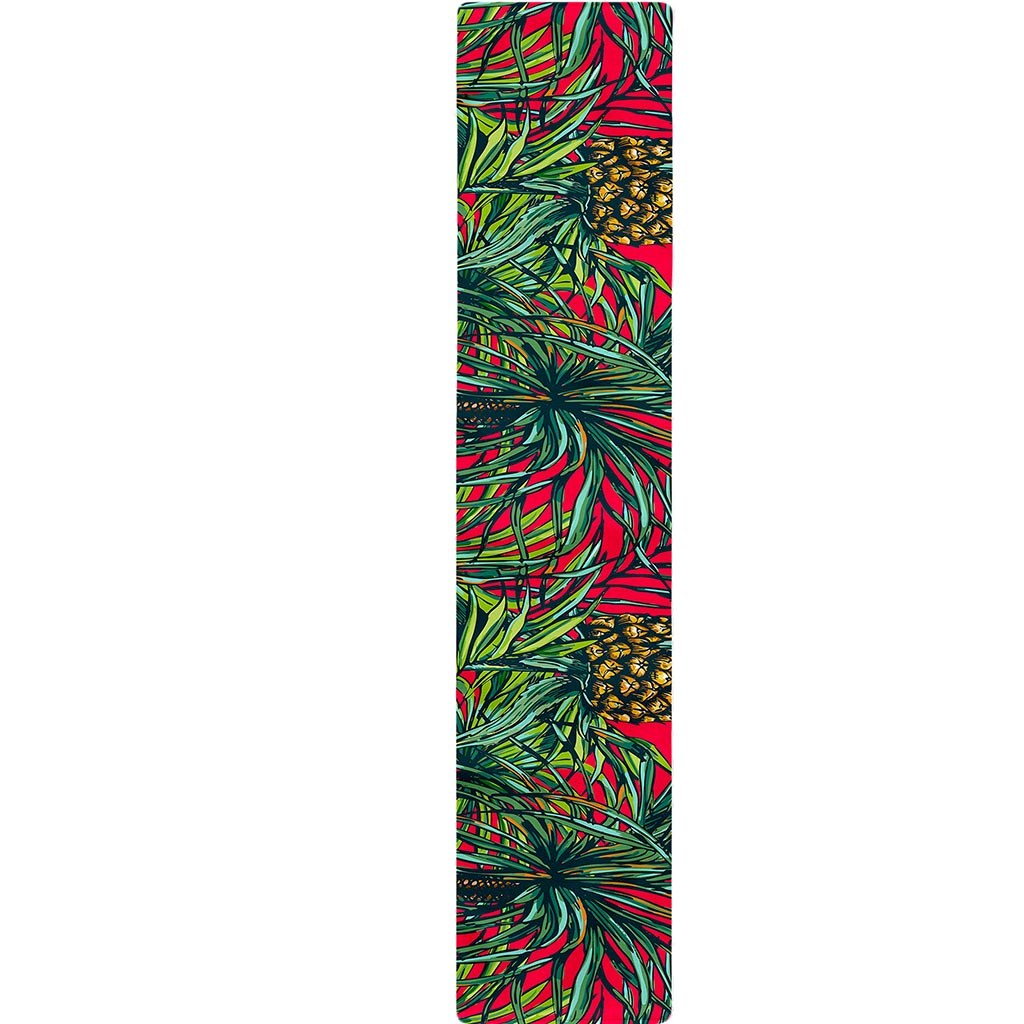 Pineapple Leaves Hawaii Pattern Print Table Runner