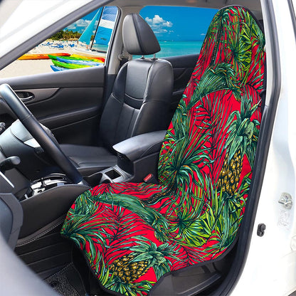 Pineapple Leaves Hawaii Pattern Print Waterproof Car Seat Cover