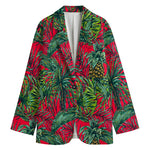 Pineapple Leaves Hawaii Pattern Print Women's Blazer