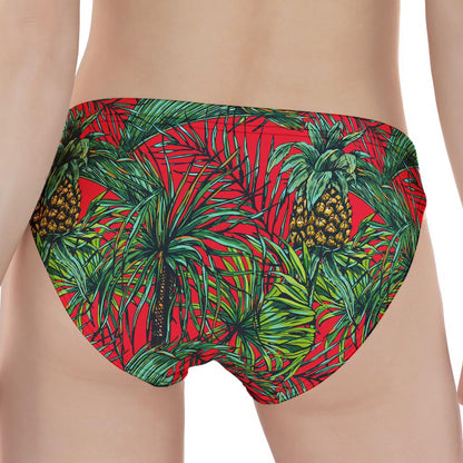 Pineapple Leaves Hawaii Pattern Print Women's Panties