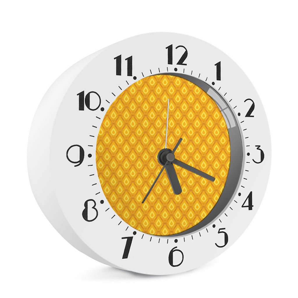 Pineapple Print Alarm Clock