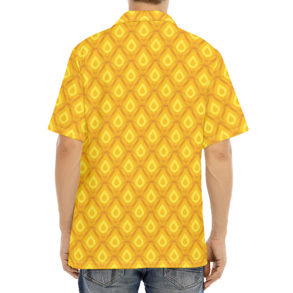 Pineapple Print Aloha Shirt