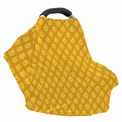 Pineapple Print Baby Seat Cover