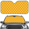 Pineapple Print Car Windshield Sun Shade