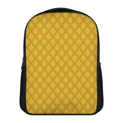 Pineapple Print Casual Backpack