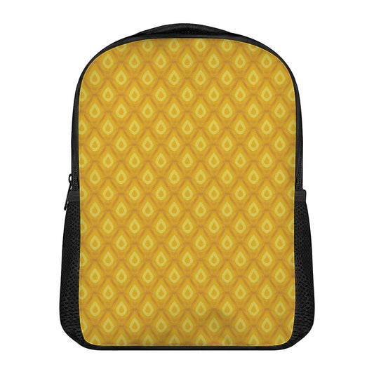 Pineapple Print Casual Backpack