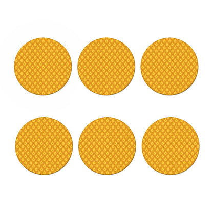 Pineapple Print Coaster Set