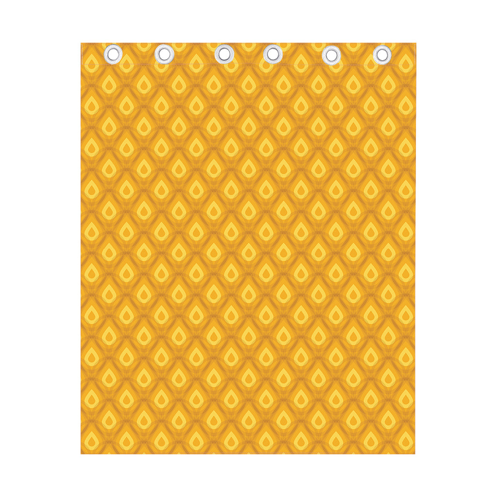 Pineapple Print Curtain