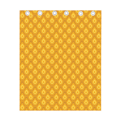 Pineapple Print Curtain