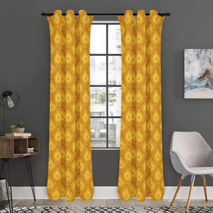 Pineapple Print Curtain
