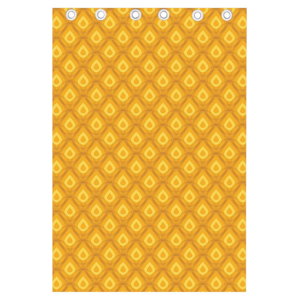 Pineapple Print Curtain