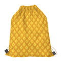 Pineapple Print Drawstring Bag