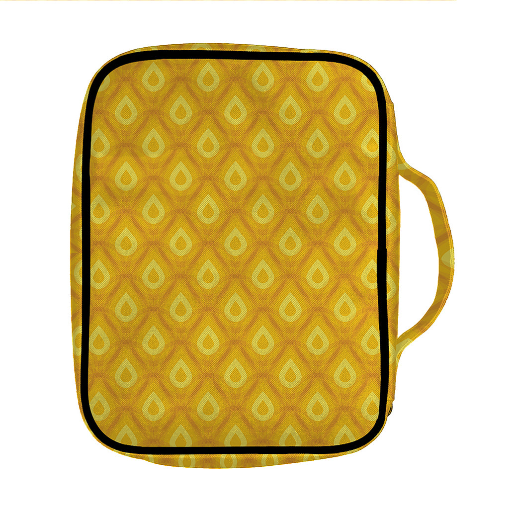 Pineapple Print Front Pocket Bible Bag