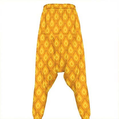 Pineapple Print Hammer Pants
