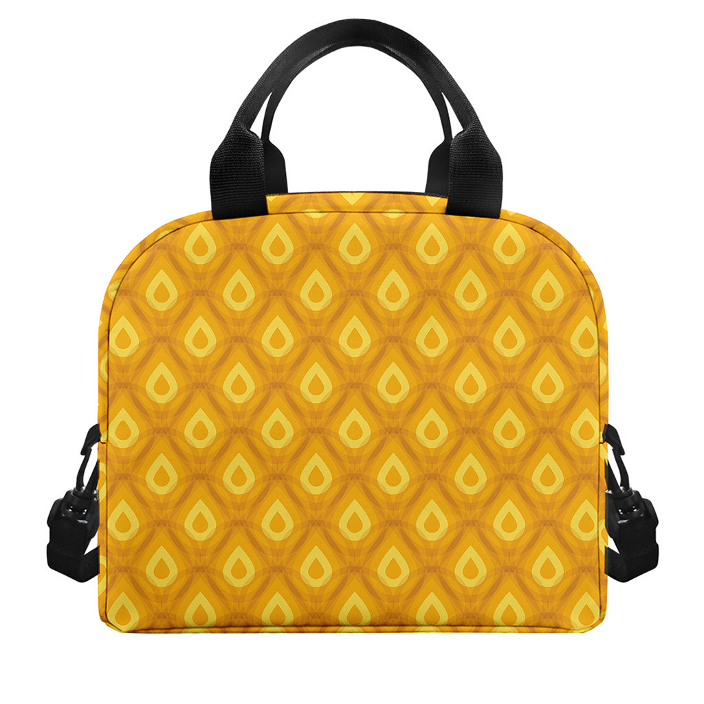 Pineapple Print Insulated Lunch Bag