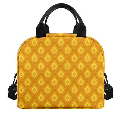 Pineapple Print Insulated Lunch Bag