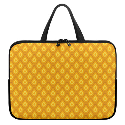 Pineapple Print Laptop Sleeve With Handle
