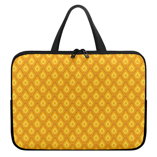 Pineapple Print Laptop Sleeve With Handle