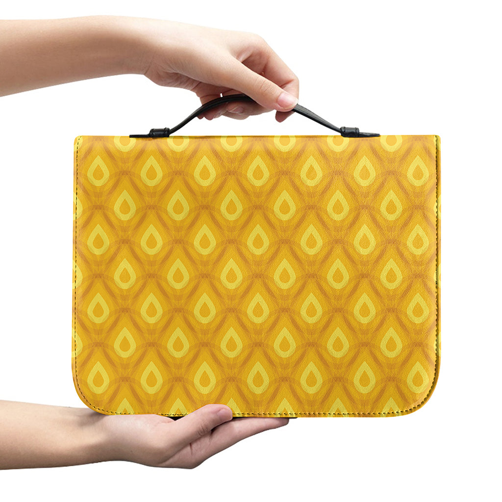 Pineapple Print Leather Bible Cover
