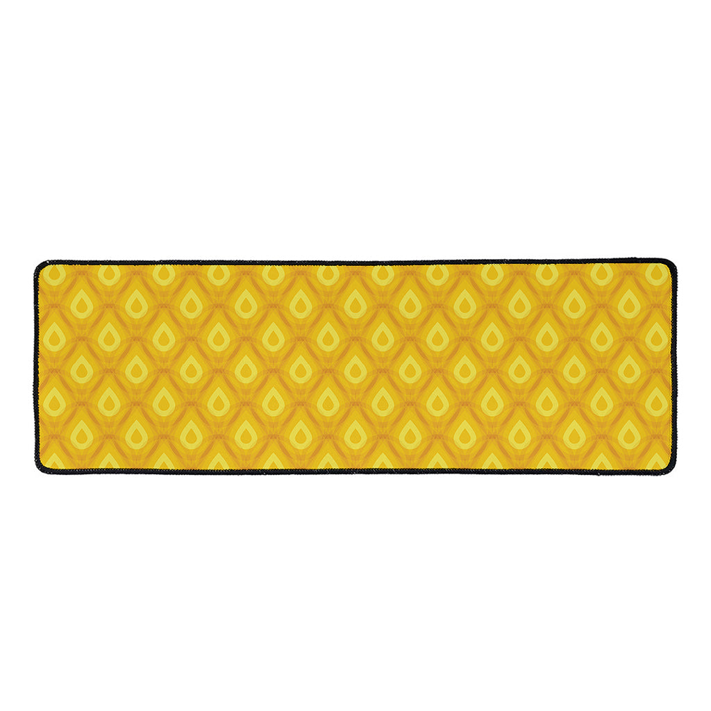Pineapple Print Long Kitchen Mat