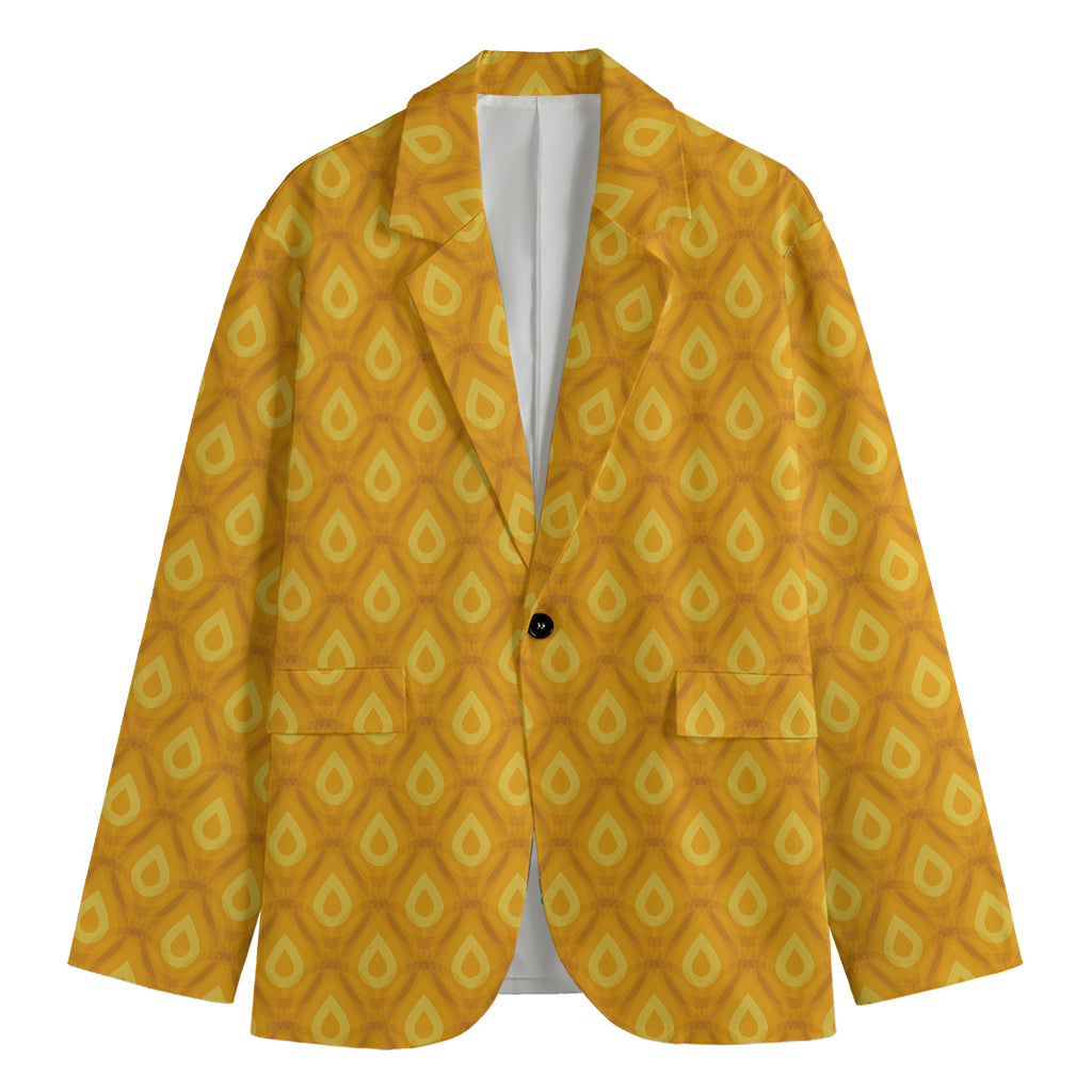 Pineapple Print Men's Blazer
